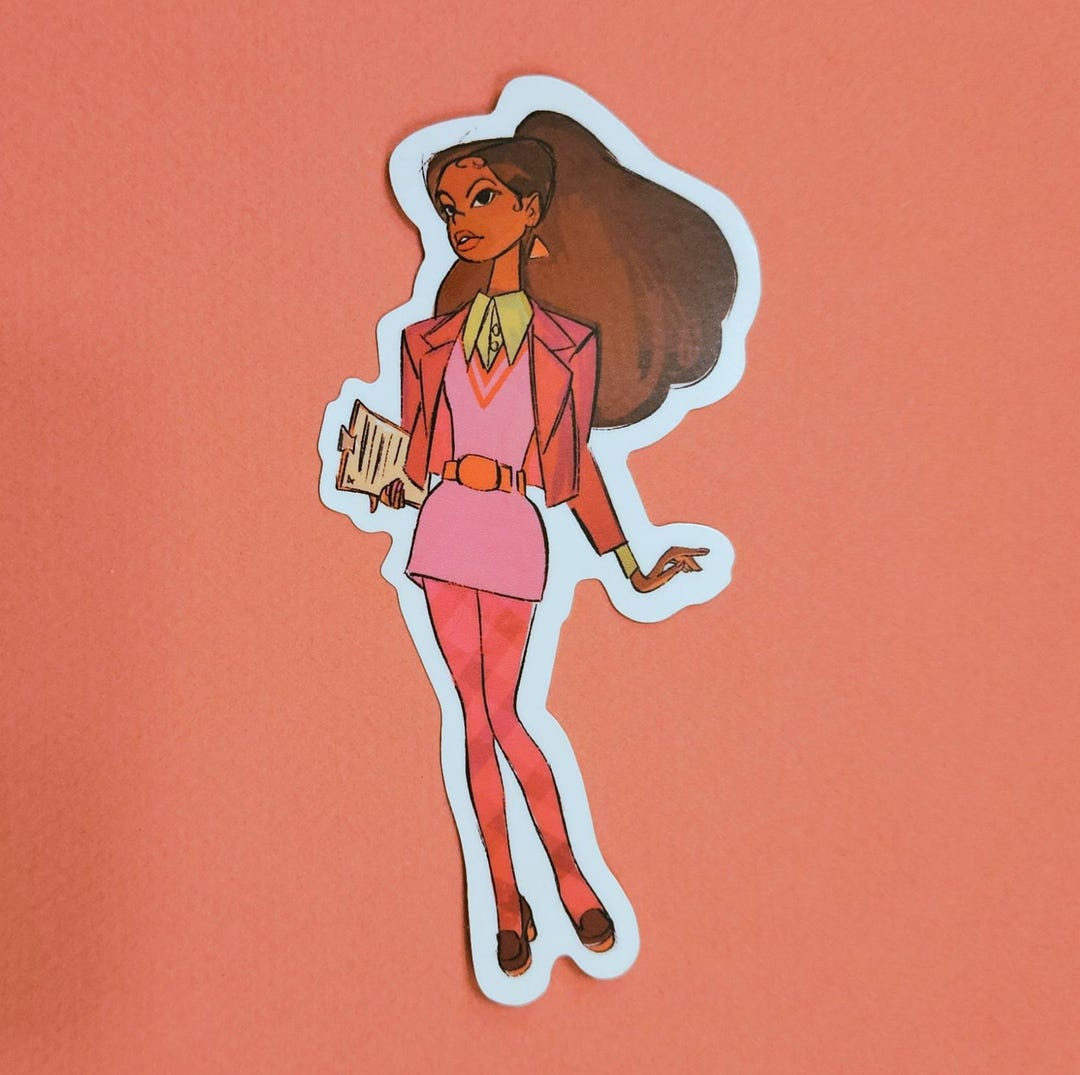 Pink Girlboss Sticker - Etsy