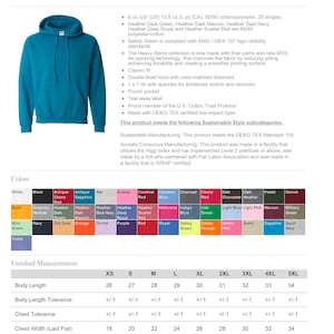 Puede incluir: Sudadera con capucha Gildan Heavy Blend color turquesa. Cuenta con capucha de doble forro, bolsillo tipo canguro y corte cl&aacute;sico. Fabricada con mezcla de algod&oacute;n/poli&eacute;ster. Disponible en tallas XS a 5XL. Largo del cuerpo de 66 a 86 cm.
