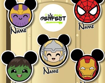 Mickey & Friends -Disney Movie Inspired Magnets Cruise Suite Door Magnets, Captain Mickey, Sailor Friends -Disney Movie Inspired Magnets