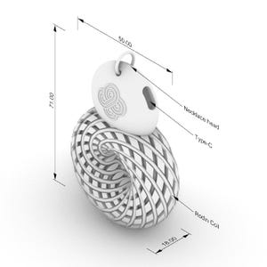 Bobina de Rodin Toroide (50 mm) - Archivos de impresora 3D