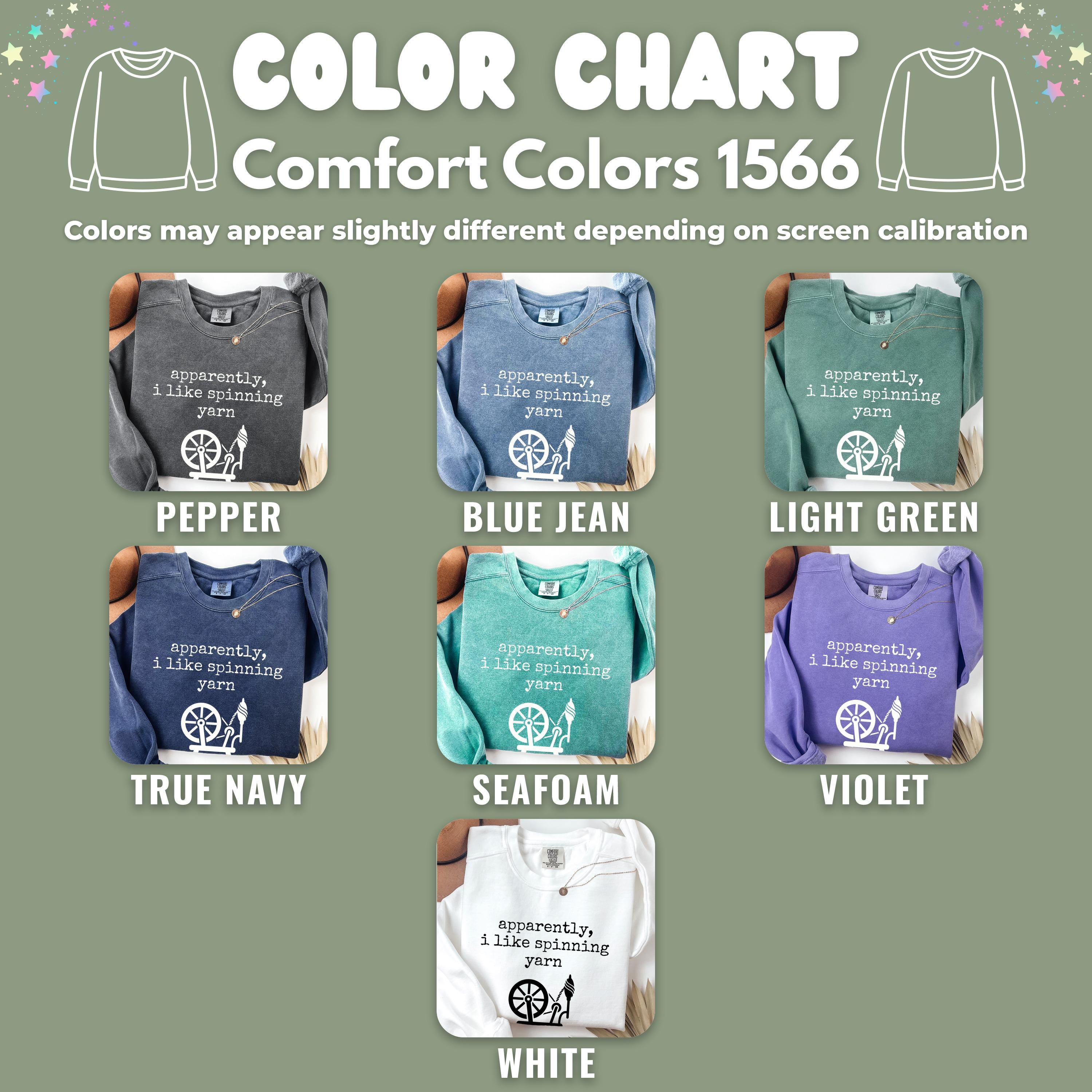 Guu Color Comfort Colors® Apparently I Like Spinning Yarn Shirt Funny Spinner ...