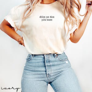 Dibs On The Pit Boss Shirt, Funny Graphic Tee, Casual Outfit, Unisex T-Shirt, Gift For Her, Gift For Him, Trendy Apparel, BBQ Lover Clothing