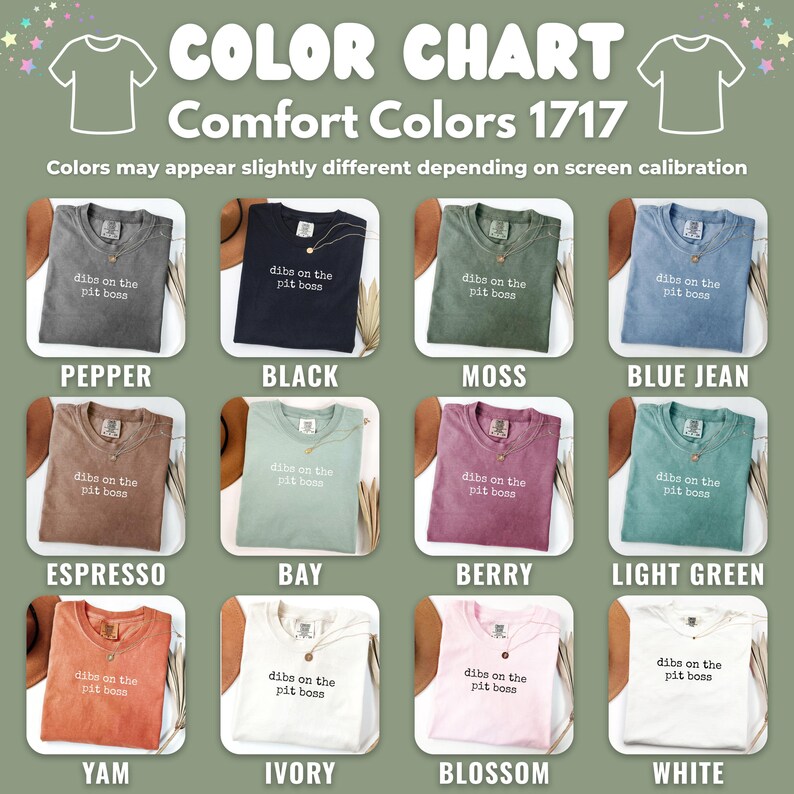 Comfort Colors Shirt, Dibs on the Pit Boss T-Shirt, Graphic Tee Gift for Him, BBQ Lover Shirt, Unisex Comfort Colors Tee, Summer Shirt