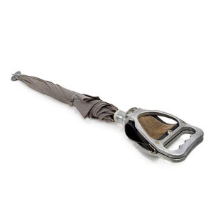 Vintage Umbrella with Leather Seat