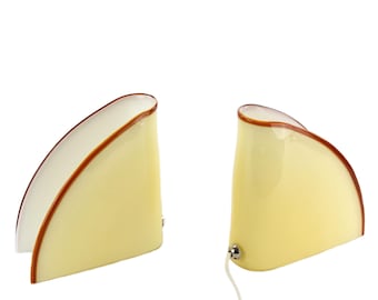 Lampa stołowa ze szkła Murano w stylu vintage | Włoska lampa dekoracyjna z lat 70. XX wieku