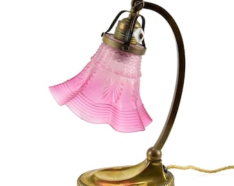Art Nouveau Table Lamp | Early 20th Century Adjustable Desk Lamp