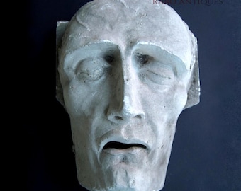 Antique Mascaron | 19th Century Human Face Architectural Ornament
