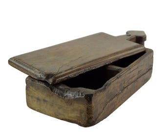 Antique Wooden Spice Box