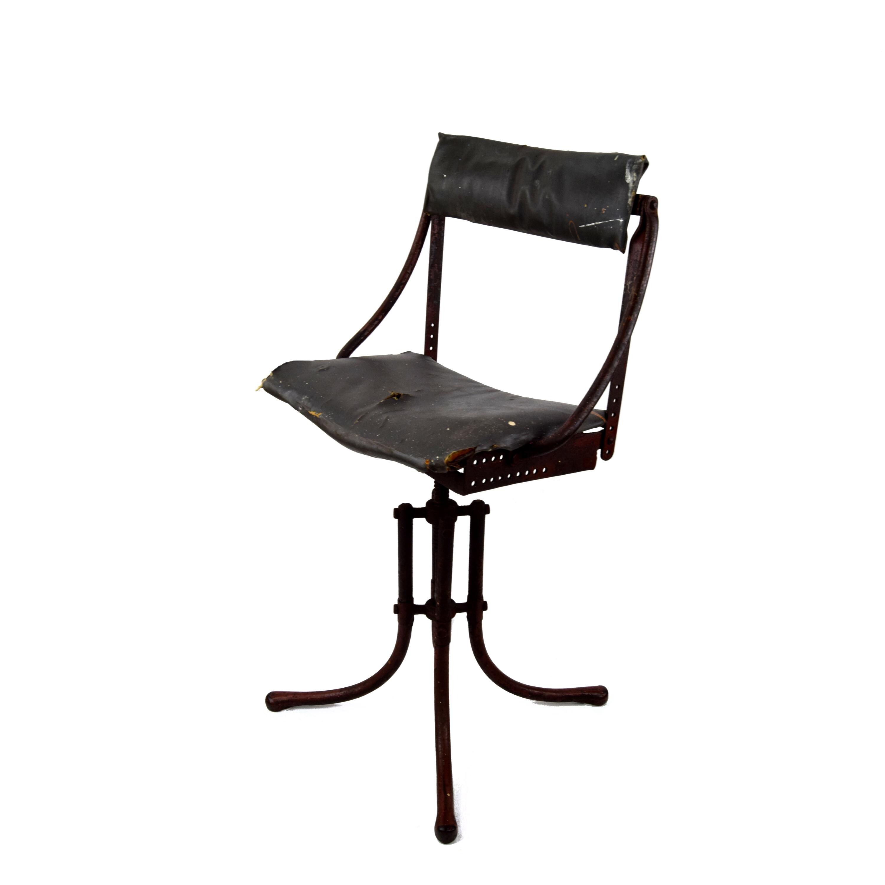 1930s DO/MORE・INDASTORIAL CHAIR USA Vintage Machine Age Domore Rolling Office Chair – cityFoundry