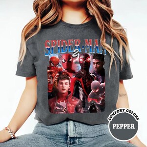 Camiseta vintage pirata de Peter Parker de los 90, camiseta de Spider-Man 2 del MCU, camiseta Comfort Colors de los Vengadores del MCU, para fans del MCU, camiseta de Spidey, camiseta de cómics del MCU imagen 1