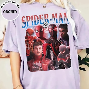Camiseta vintage pirata de Peter Parker de los 90, camiseta de Spider-Man 2 del MCU, camiseta Comfort Colors de los Vengadores del MCU, para fans del MCU, camiseta de Spidey, camiseta de cómics del MCU imagen 5