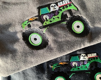 Monster truck sweatshirt