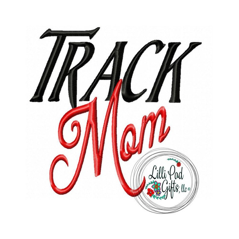 Track Mom Machine Embroidery Design 12 Sizes track | Etsy