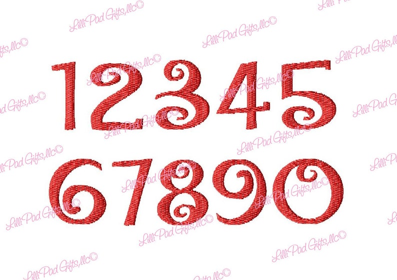 Mini Santa Time .5 inch Machine Embroidery Font Sizes BUY 2 get 1 FREE Mini Fonts image 4