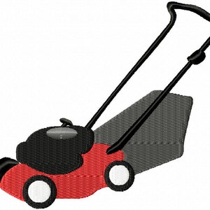 Lawnmower - Machine Embroidery Design - 6 Sizes, lawn, mower, grass, embroidery design, embroidery design