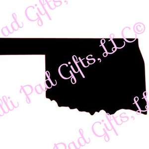 State of OK - Cut File - Instant Download - SVG and DXF for Cameo Silhouette Studio Software & other Cutter Machines