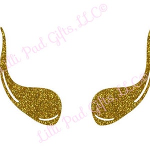 Vikings Horns-ONLY - Cut File - Instant Download - SVG and DXF for Cameo Silhouette Studio Software & other Cutter Machines