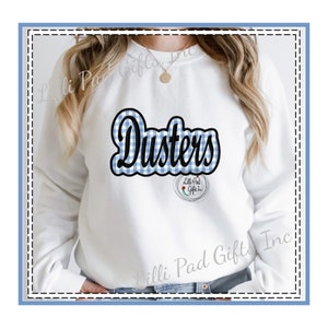 Dusters - Outline Applique - Machine Embroidery Design - 14 sizes, Dusters Mascot, Embroidery Applique, Embroidery Design Instant Download