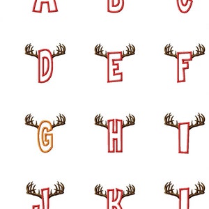 Big Buck Font Set - Applique - Machine Embroidery Design - 4 Sizes ...