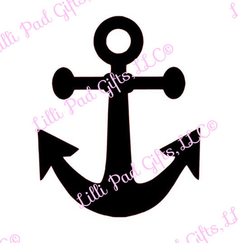 Anchor Cut File Instant Download SVG Vector JPG for | Etsy