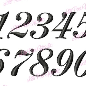 Fancy Script Machine Embroidery Font BX Sizes 2,3,4 and 4x4 Hoop BUY 2 get 1 FREE, fancy embroidery font, script, fancy image 4