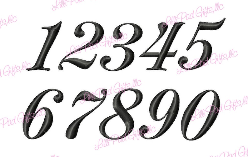 Fancy Script Machine Embroidery Font BX Sizes 2,3,4 and 4x4 Hoop BUY 2 get 1 FREE, fancy embroidery font, script, fancy image 4