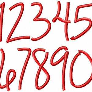 Jennifer Machine Embroidery Font Sizes 2,3,4 BUY 2 get 1 FREE image 4