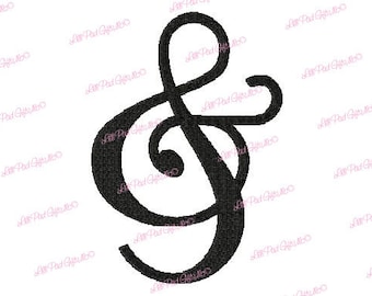 Add-On - Sandy Fancy Ampersand - Machine Embroidery - 14 Sizes