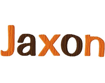 Jaxon Machine Embroidery Font - Sizes 1",2",3",4" BUY 2 get 1 FREE