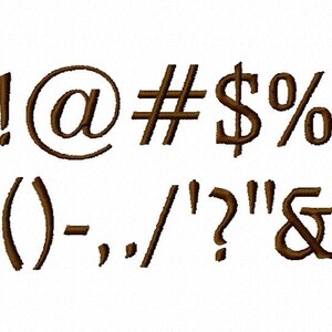 Mini Wood - .5in. (half Inch) - Machine Embroidery Font - BUY 2 Get 1 ...