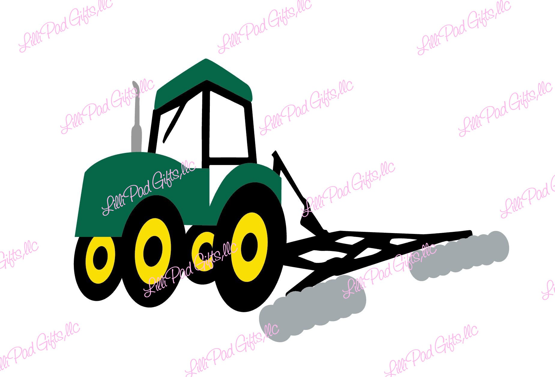 Tractor Cut File Instant Download SVG and DXF for Cameo | Etsy