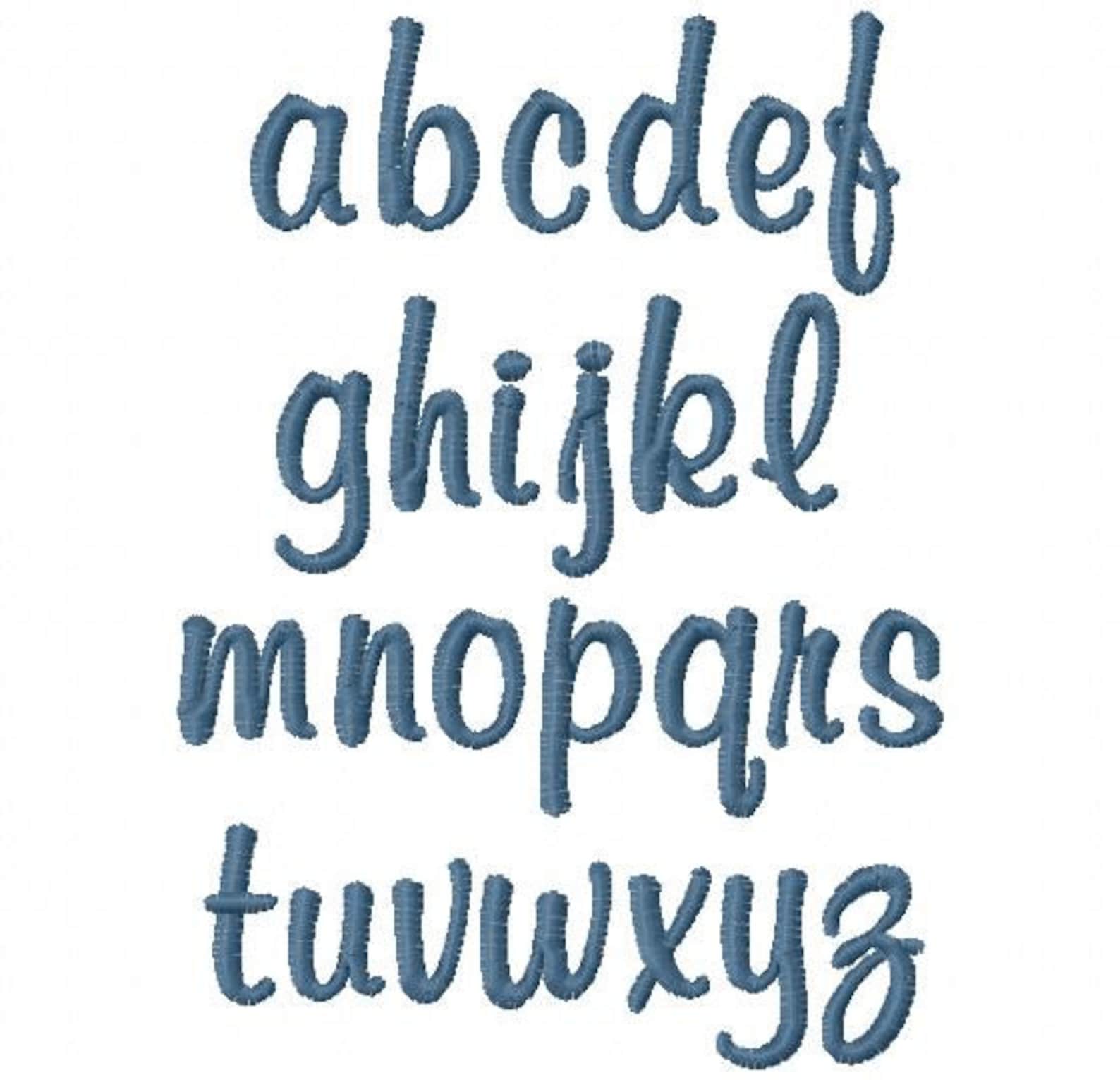 Murphy Script Machine Embroidery Font - Sizes 1