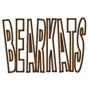 BEARKATS 3 Step Applique Machine Embroidery Design image 1