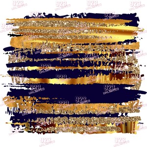 Brushes-Navy-Gold - Sublimation Brush Design - Instant Download - JPG, PNG, 300dpi, digital instant download brushes navy blue, gold yellow