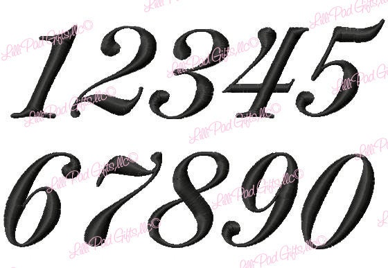 Soda Pop Machine Embroidery Font - Sizes 1