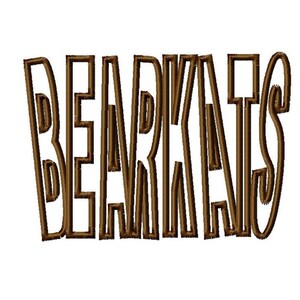 BEARKATS 3 Step Applique Machine Embroidery Design image 4