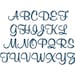 Murphy Script Machine Embroidery Font - Sizes 1