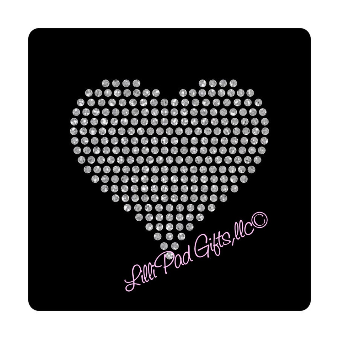 Rhinestone Template Download 10ss Heart 3.4x3.1 SVG, Rhinestone, Heart