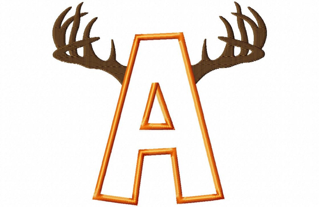 Big Buck Font Set - Applique - Machine Embroidery Design - 4 Sizes ...