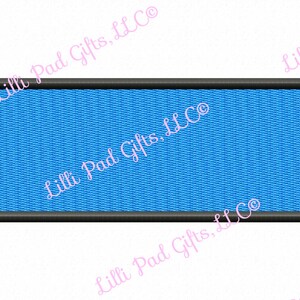 Rectangle with Border - Fill Stitch - Machine Embroidery - 8 sizes