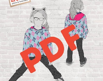 Elemental Kids Quilt Coat Pattern  (PDF)