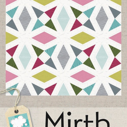 Summer Star Mini Quilt Paper Pattern Etsy