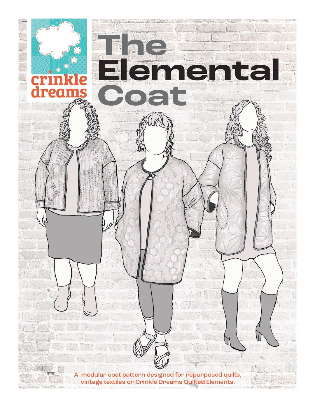 Elemental Coat Printed Sewing Pattern - Etsy