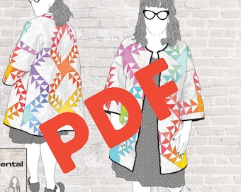 Wild Friends Quilted Elements - Modello di cucito PDF [download digitale]