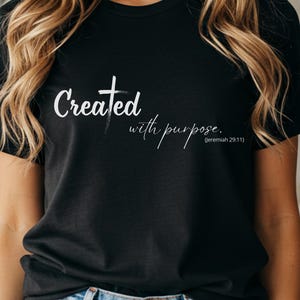 Faith-Inspired Unisex Tee, Christian Apparel, Purposeful Living