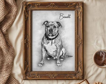 Cute dog drawing, pet drawing, puppy drawing, cat sketch, pet gift, custom pet art, pet painting, custom portrait,dog painting, cat painting