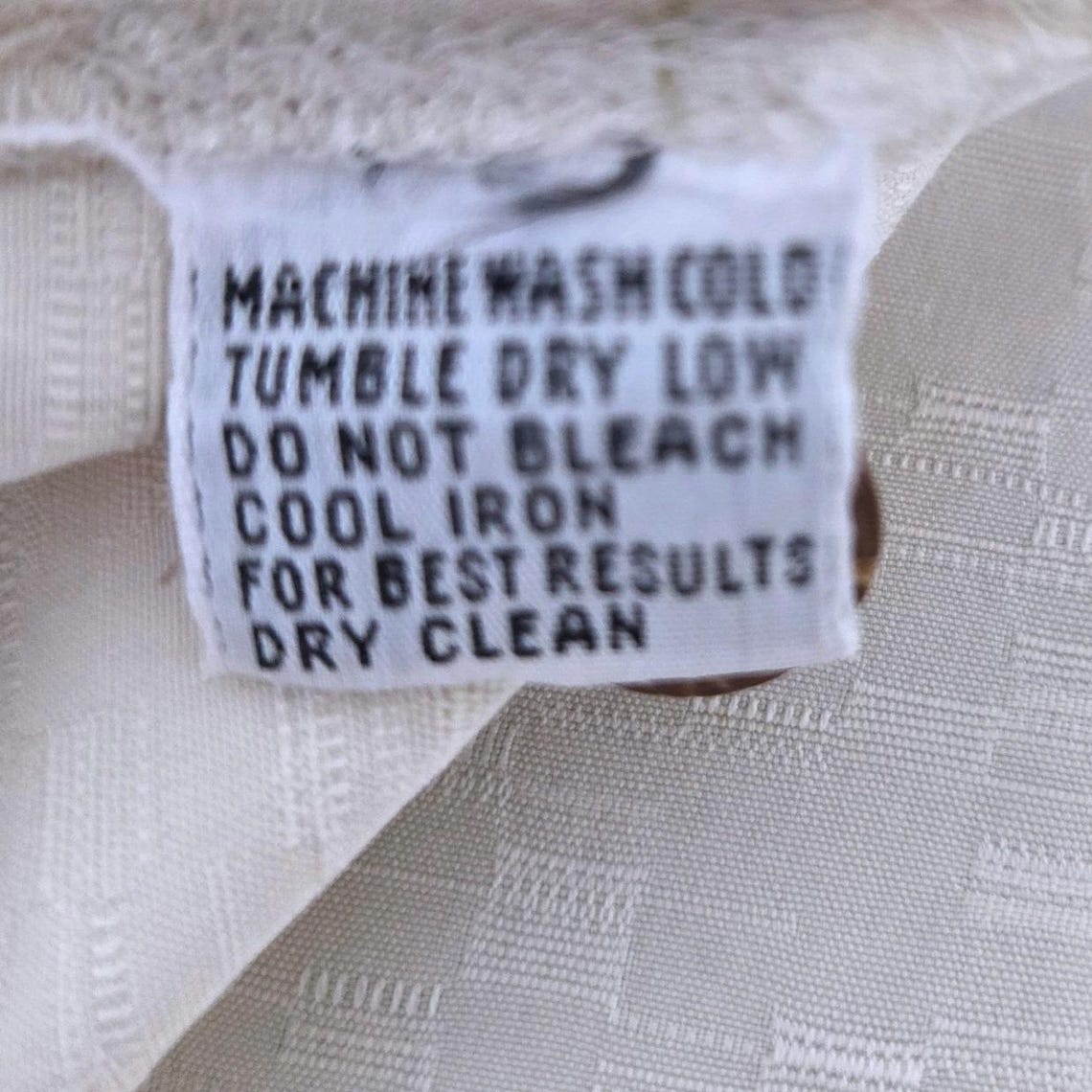 VTG Tommy Bahama 100% Silk Cream Short Sleeve Button Camp Shirt Jacquard Sz M, foto 4 di 5