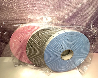 Double Sided Foam Tape, Pre-cut Craft Adhesive Rolls (3mm Thickness)