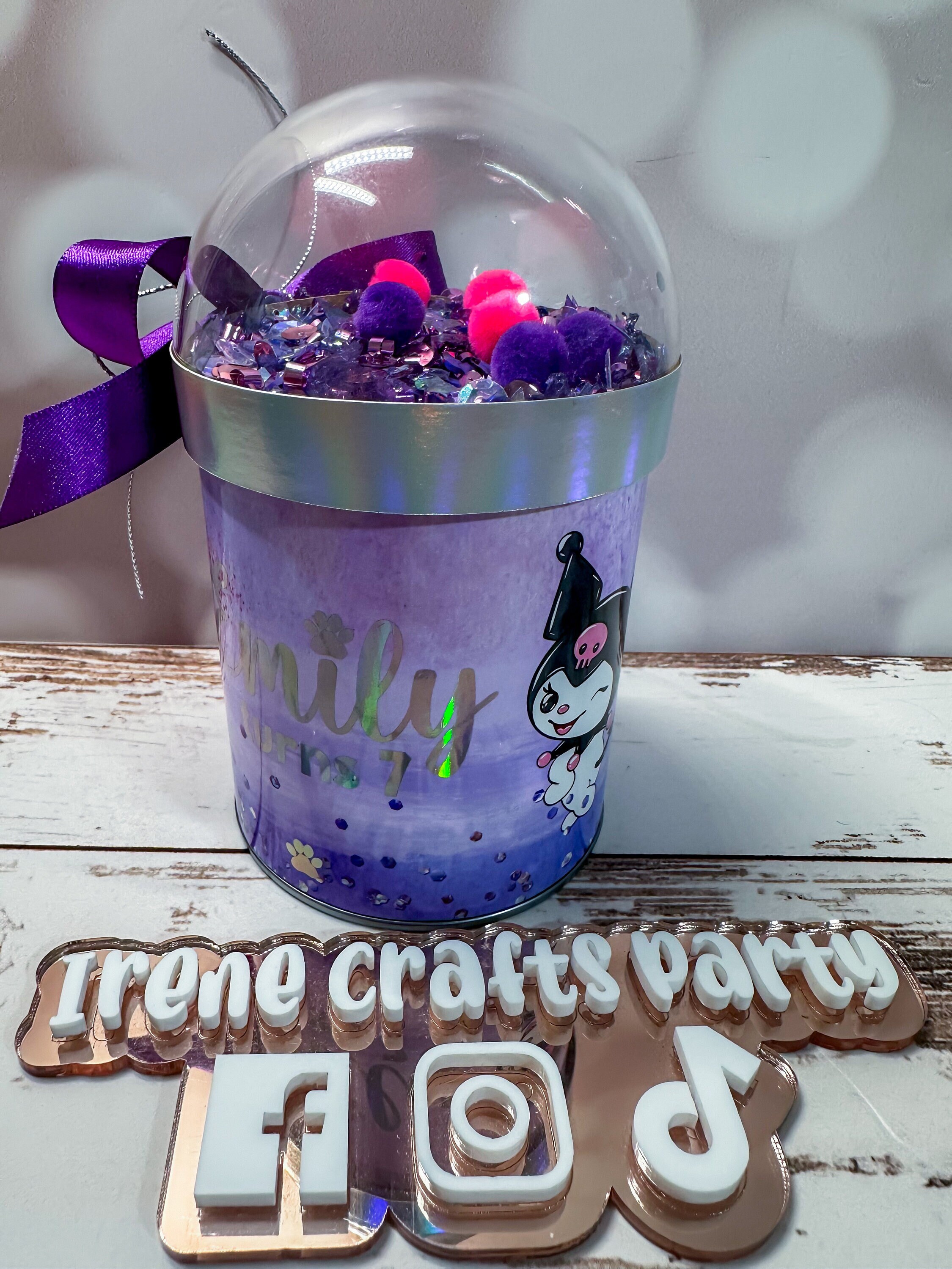 Kuromi Pringles Party Favor Shaker, Personalized Birthday Treat - Etsy
