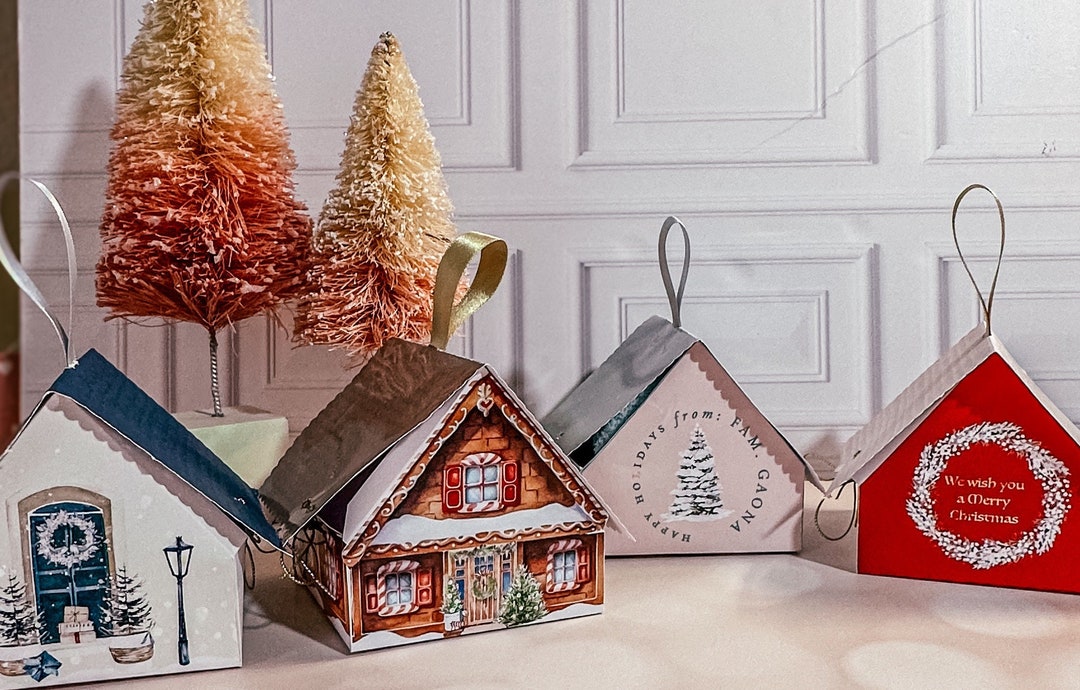 Personalized Christmas Village Pieces 